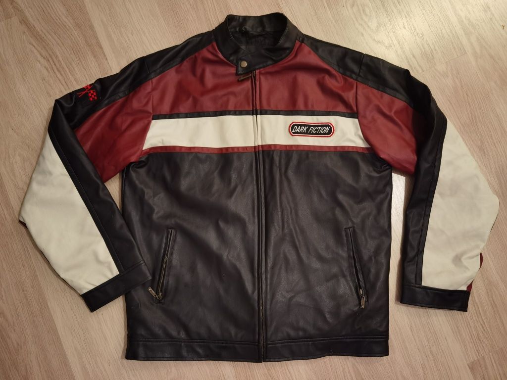 Kurtka motocyklowa XL skóra eko retro