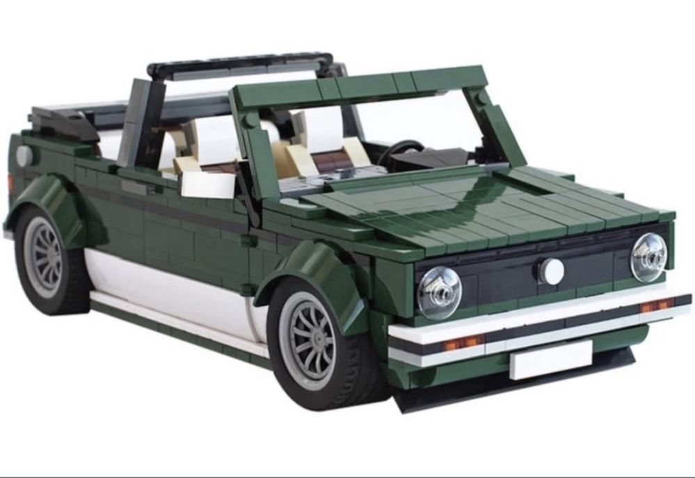 MOC Vw Golf MK1 Cabriolet. (Modelo alternativo Lego Creator Mini 10242