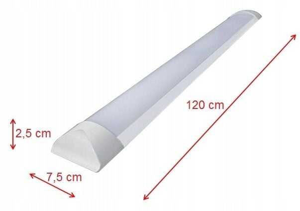 Lampa led do garażu -warsztatu 120 cm