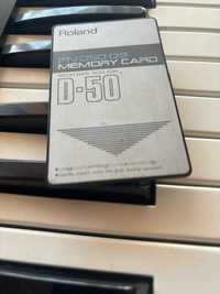 Roland d-50 memory card