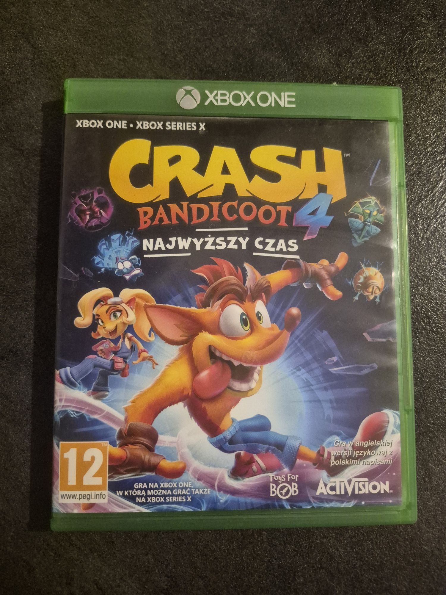 Crash Bandicoot 4 Najwyższy Czas na Xbox One/ SeriesX,  napisy PL