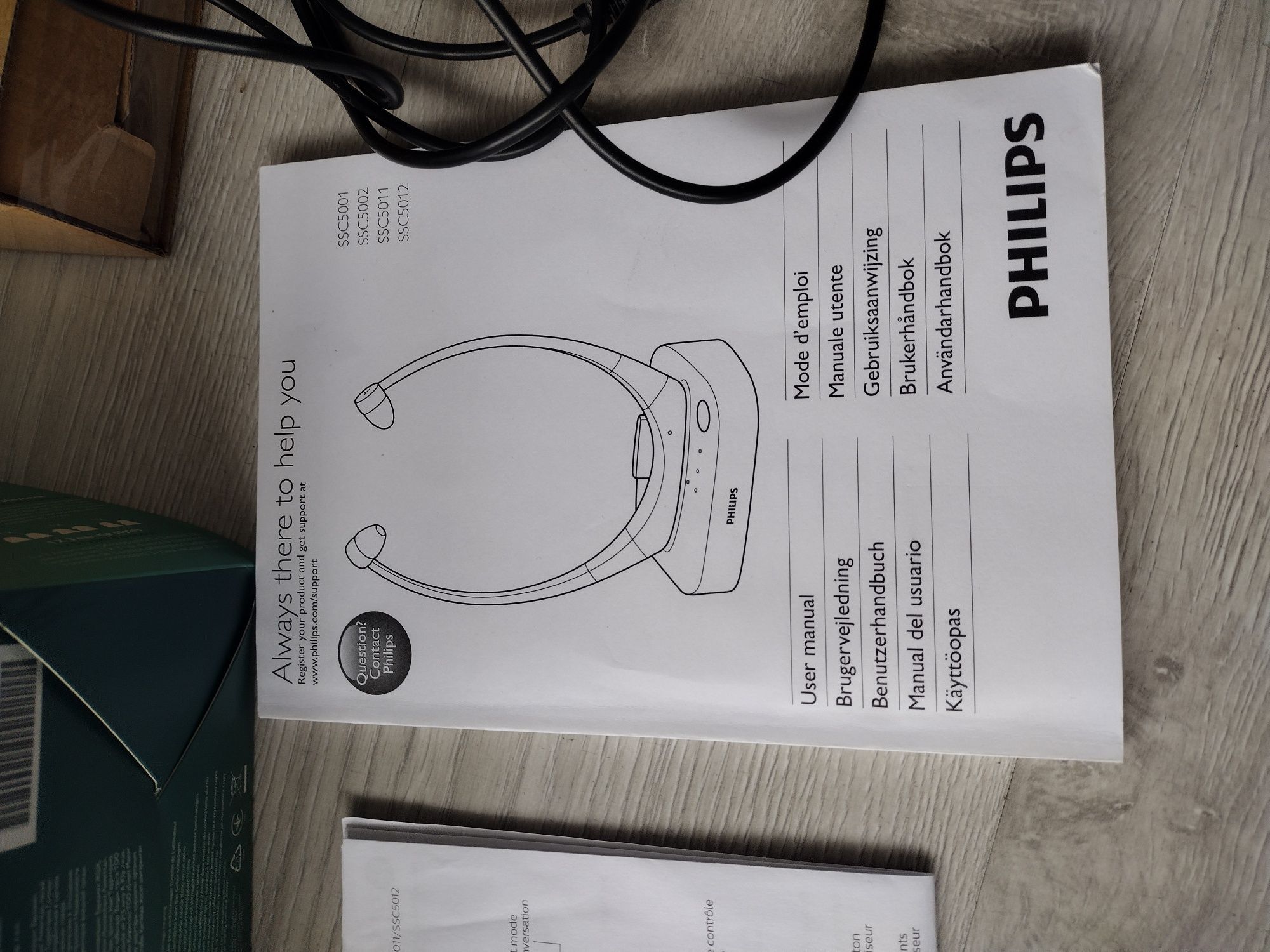 Philips SSC5001/10 AudioBoost słuchawki do TV możliwa szybka wysylka