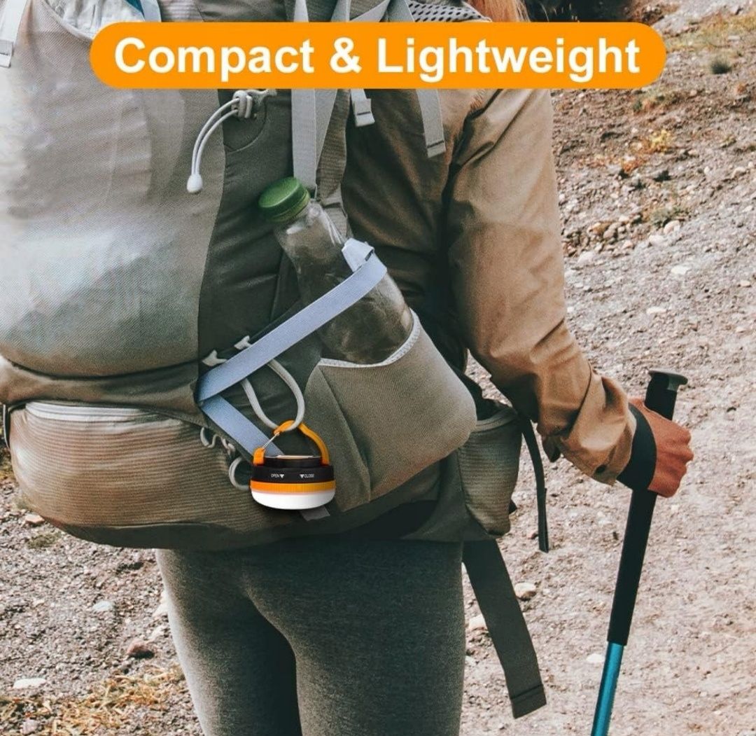 Lampka Kempingowa Turystyczna Powerbank Solar LED USB MAGNES 5 TRYBÓW