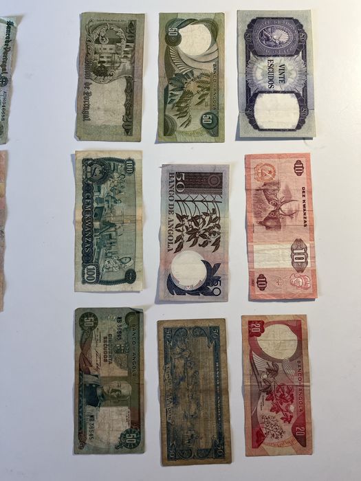 Notas Portugal e ex colonias