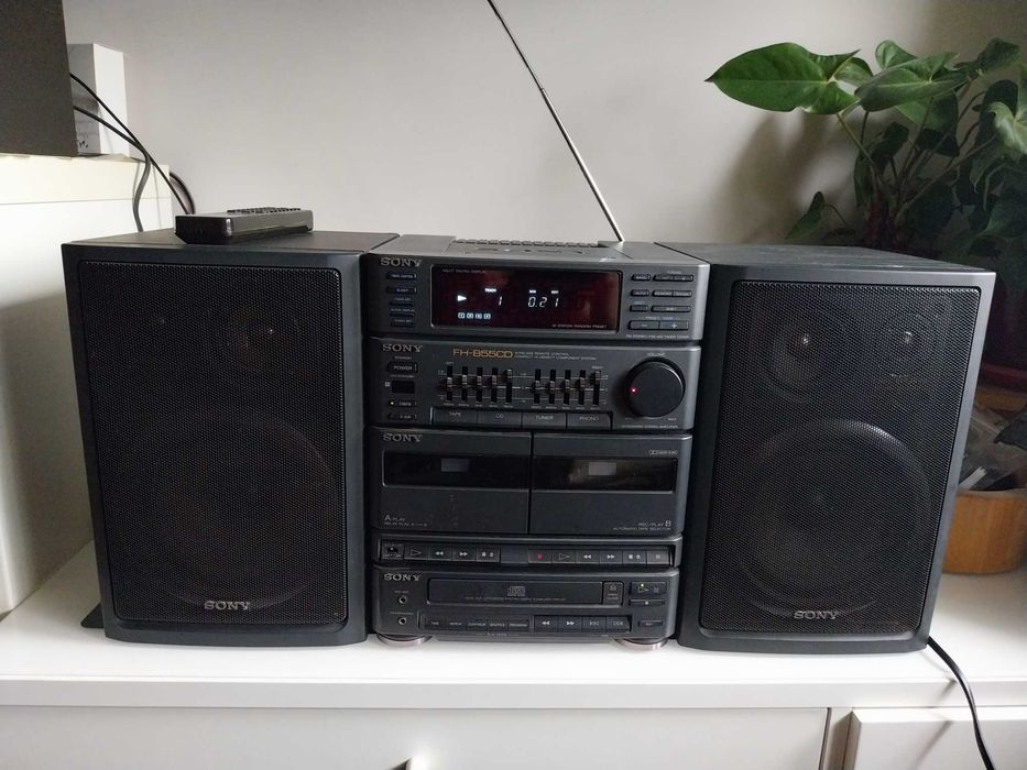 Radiomagnetofon Wieża Sony HCD-H55 pilot
