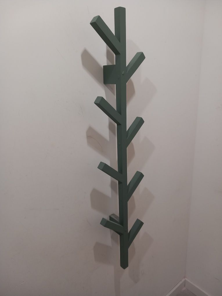 Wieszak scienny do przedpokoju ikea zielony