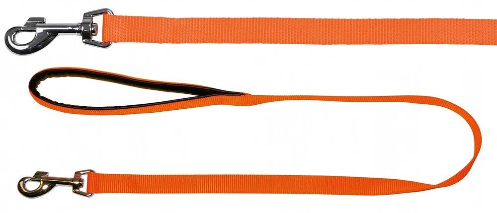 Smycz dla psa z uchwytem pomarańczowa 2/100cm KERBL 82069