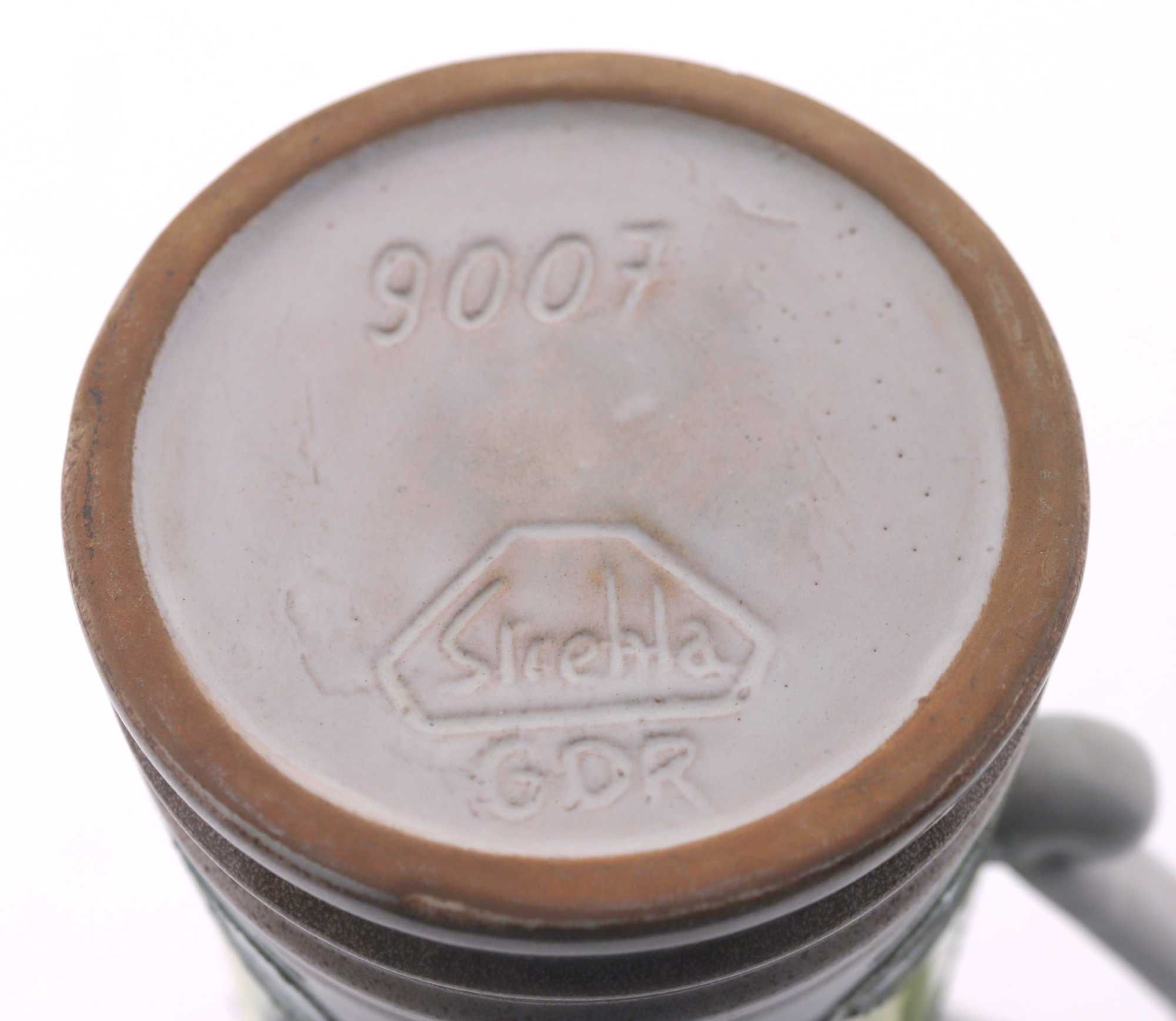Dzbanek ceramiczny 9007, Strehla Keramik GDR, Niemcy, lata 70.