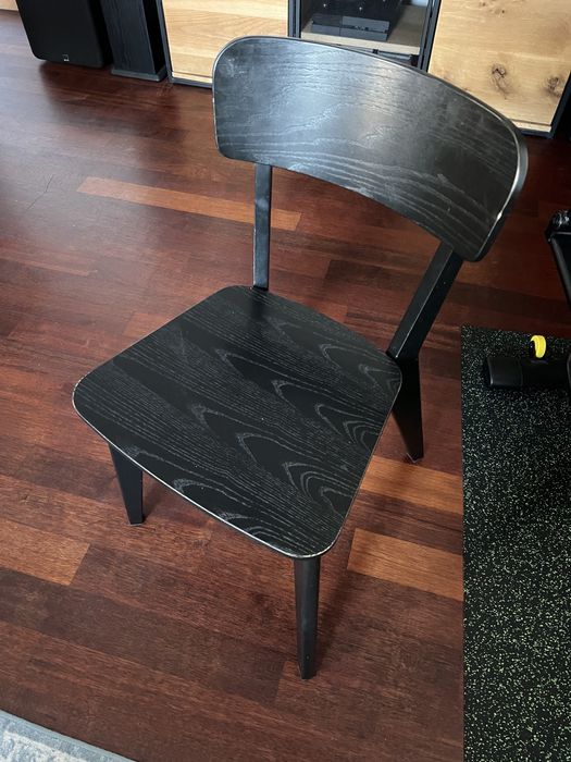Czarne krzesla Ikea 4szt