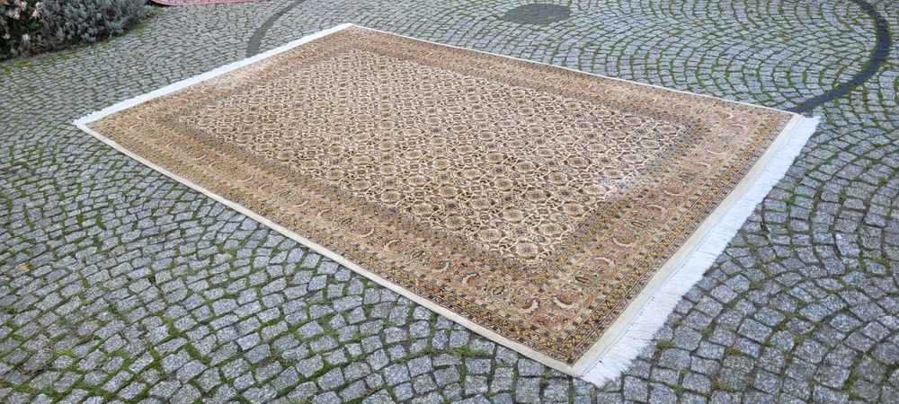 KASZMIROWY INDO BIDJAR lśniący perski dywan Ręcznie tkany 200/320cm