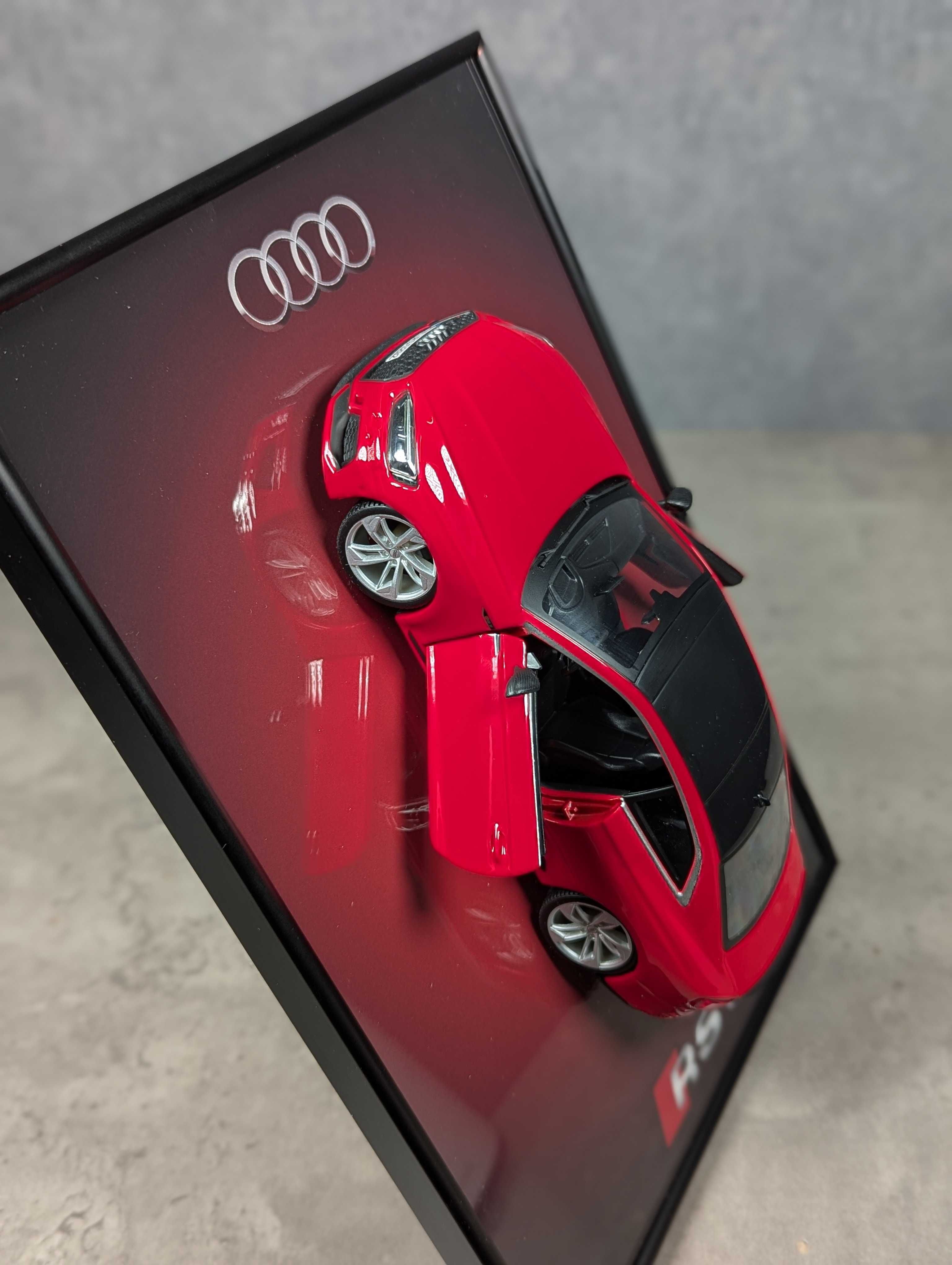 Bburago З АРТ Рамкою (A4) У Масштабі 1:24 Audi RS 5 Coupe / Червоний