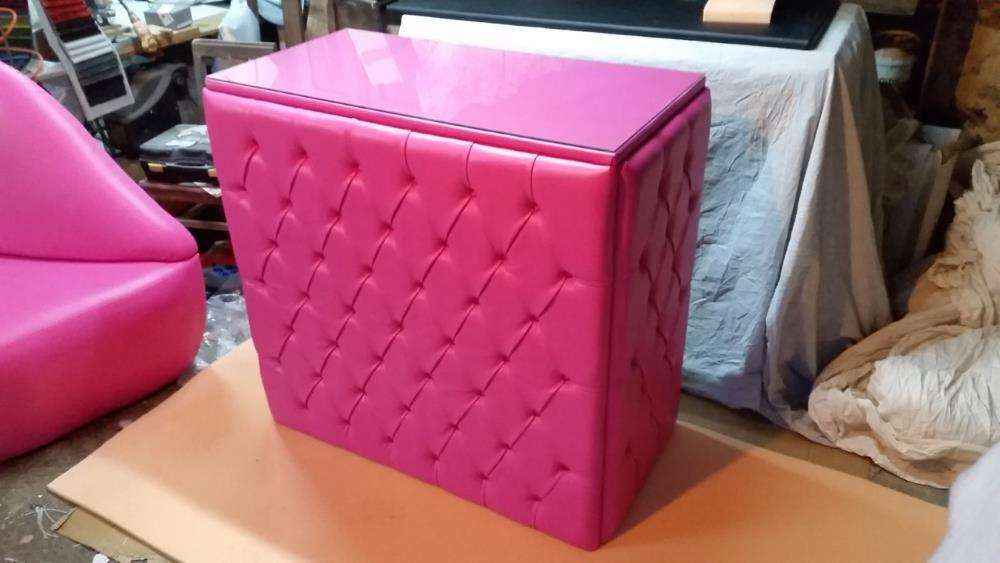 Balcao capitonê em várias cores, 120x50cm altura100cm