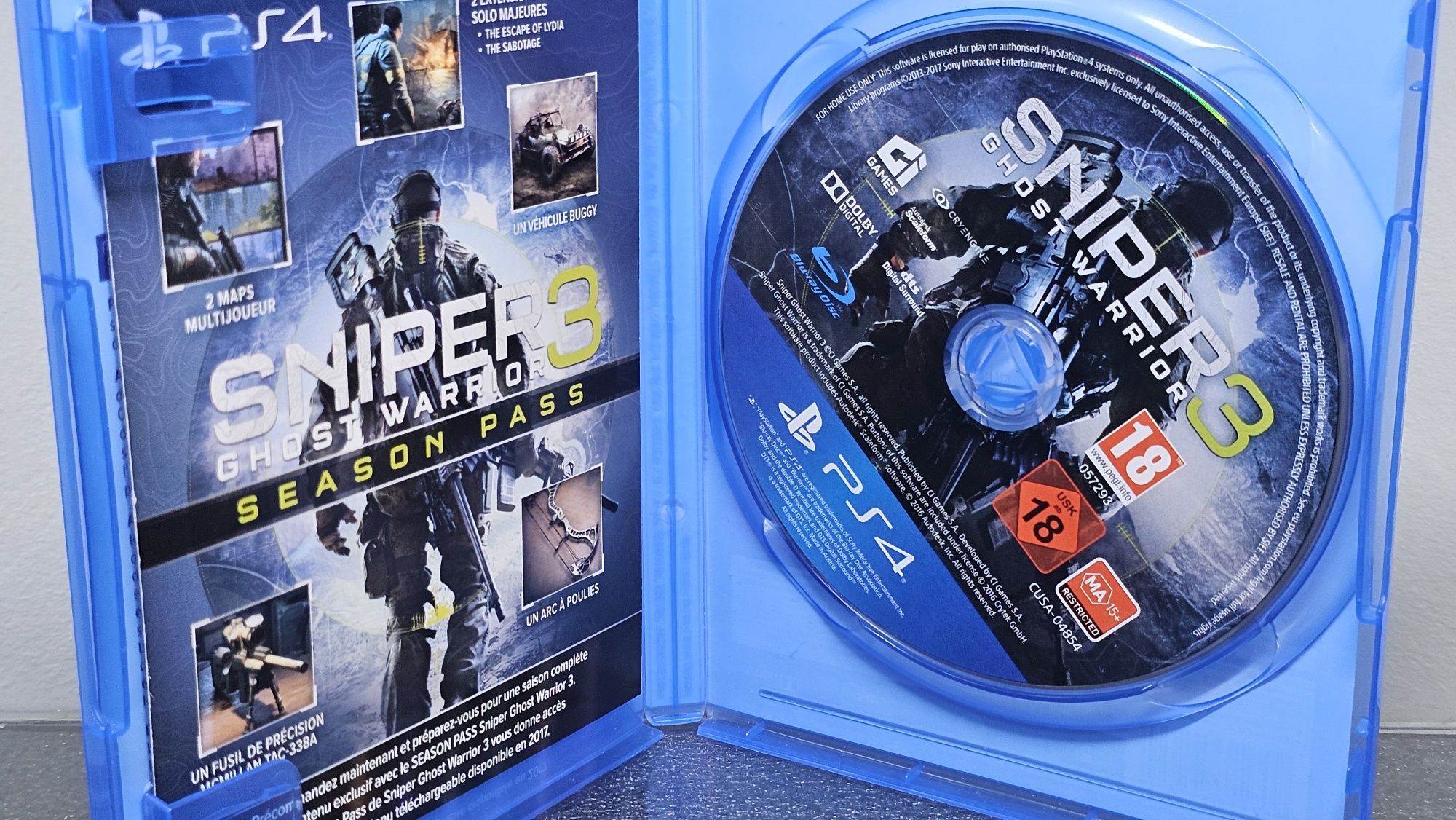 Sniper 3 Ghost Warrior PS4 Playstation 4
