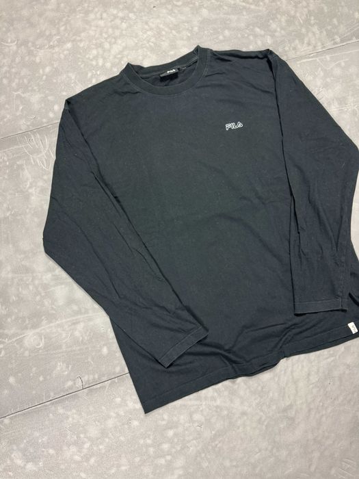 Fila longsleeve T-shirt z małym nadrukiem streetwear oversize (L/XL)