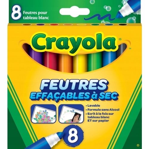 Markery Flamastry Do Białej Tablicy Crayola 8Sz