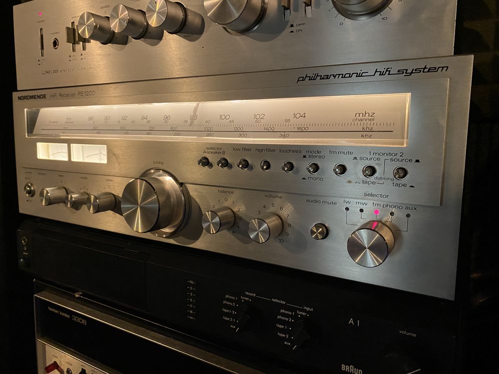 Nordmende RE 1200 piękny amplituner stereo, jak Sansui, Pioneer, Akai