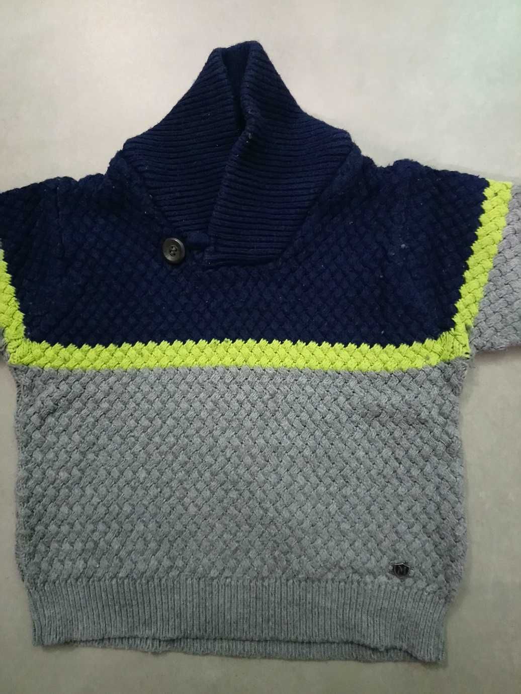 gruby sweter chłopięcy MAYORAL r. 92 dla chłopca 24m
