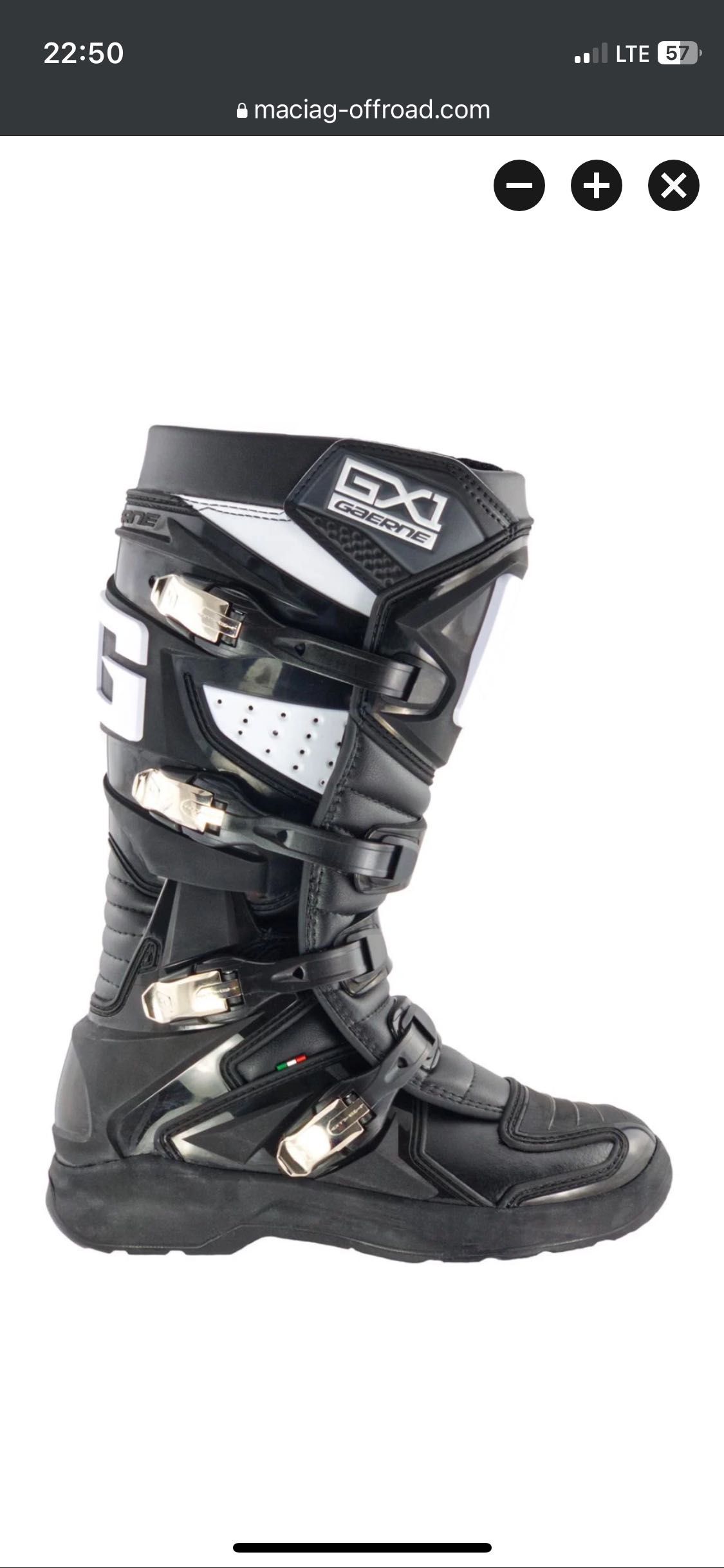 Gaerne GX-1 EVO. Buty motocross. Rozmiar 44/27,5 cm + Gratis!!!