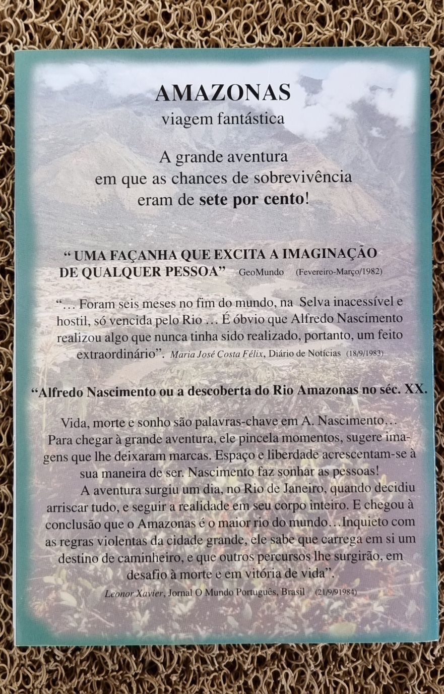 Livro " AMAZONAS  viagem fantástica "