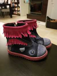 Trzewiki kozaczki buty zimowe Mido Noster r.25 dziewczynka