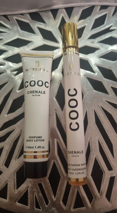 Damski komplet COOC COCO CC parfum 35 ml body lotion 40 ml