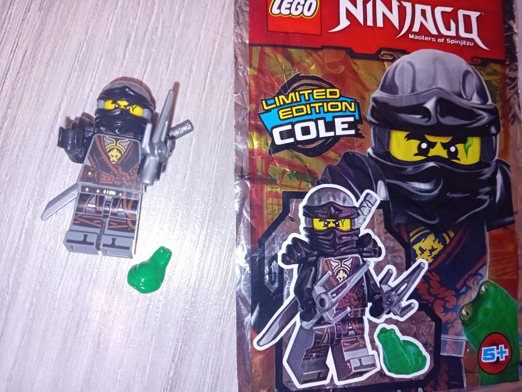 Lego ninjago minifigurka z żabka cole