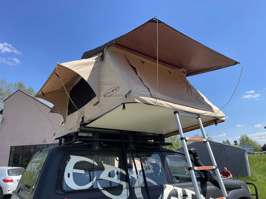 Namiot dachowy ALASKA 190 cm 5 osobowy beżowy