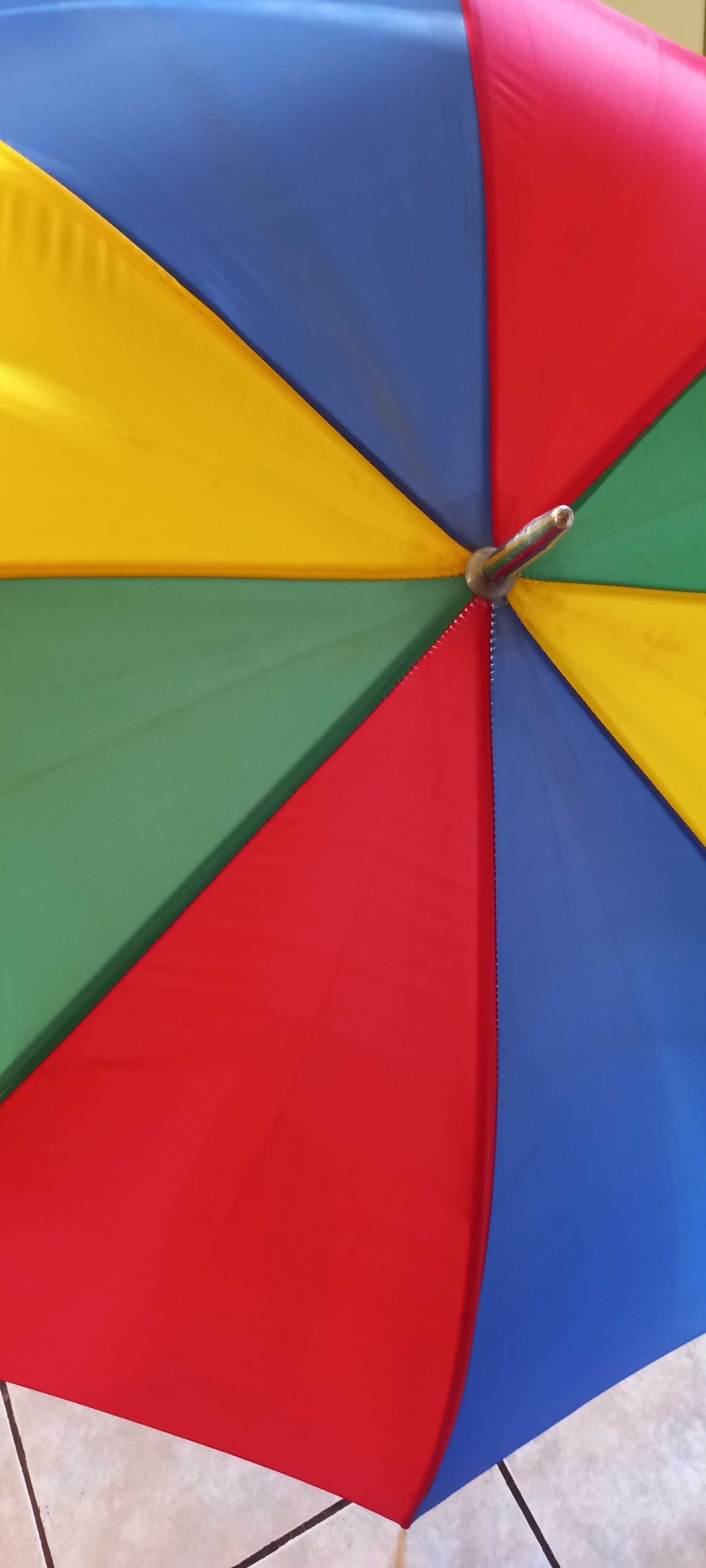 Parasolka damska duża kolorowa