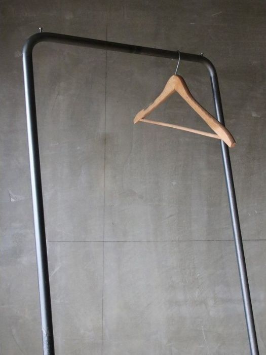 напольная вешалка, стойка рейл для верхней одежды ZEN