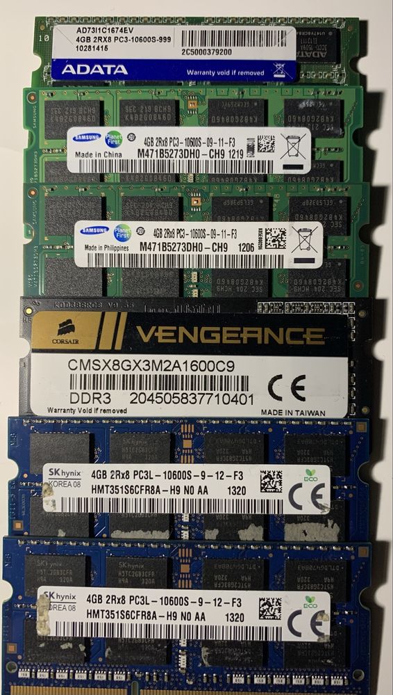 Оперативна пвмʼть  для РС. ddr3x4Gb