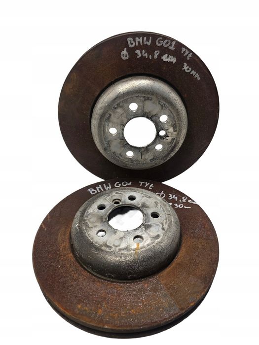 BMW X3 G01 Tarcze Hamulcowe przód 348X30 MM Komplet 2.0 D 2020 R