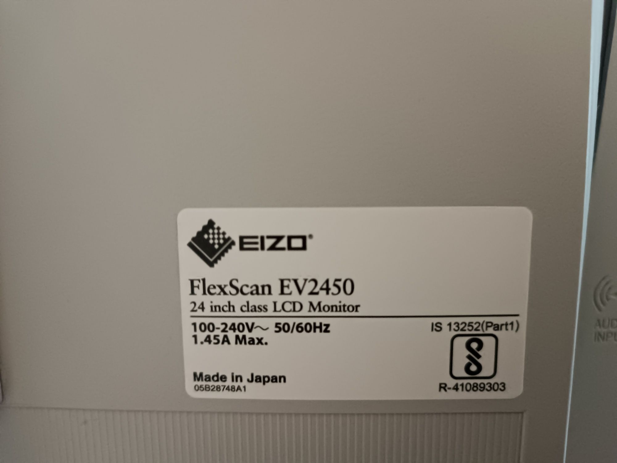 Monitor 24" Eizo flexscan ev2450