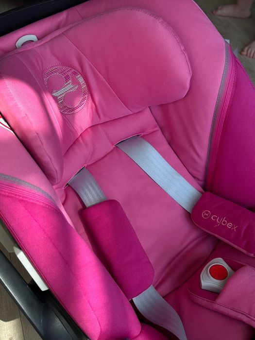 Cybex aton 5 fotelik z bazą 0-13kg + adaptery + moskitiera