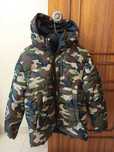 Casaco de inverno camuflado Zara 11 12 anos