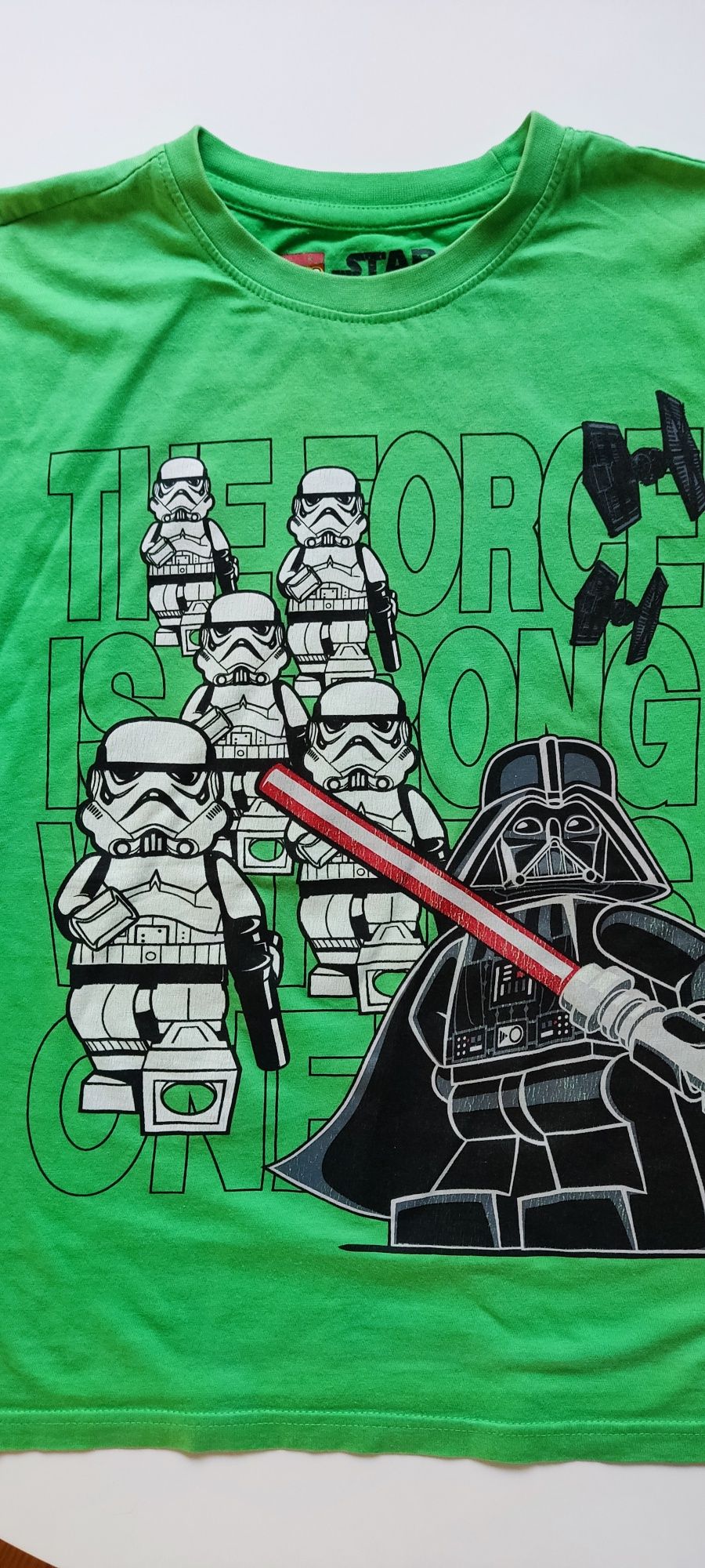 T-shirt chłopięcy zielony Star Wars R.134