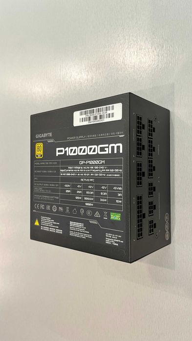 Zasilacz Gigabyte GP-P1000GM 1000W modularny Okazja! W-wa Wilanów