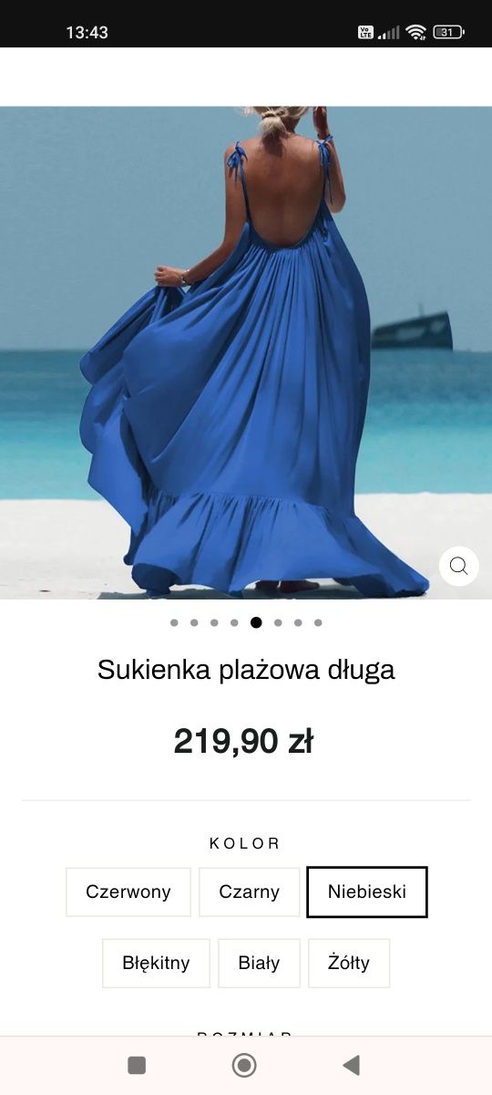 Sukienka plażowa