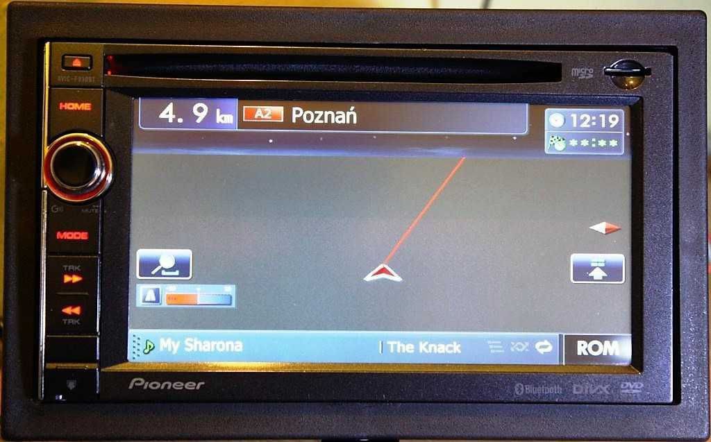 Stacja Multimedialna Pioneer Avic F940BT Nawigacja Dotyk PL Menu EU