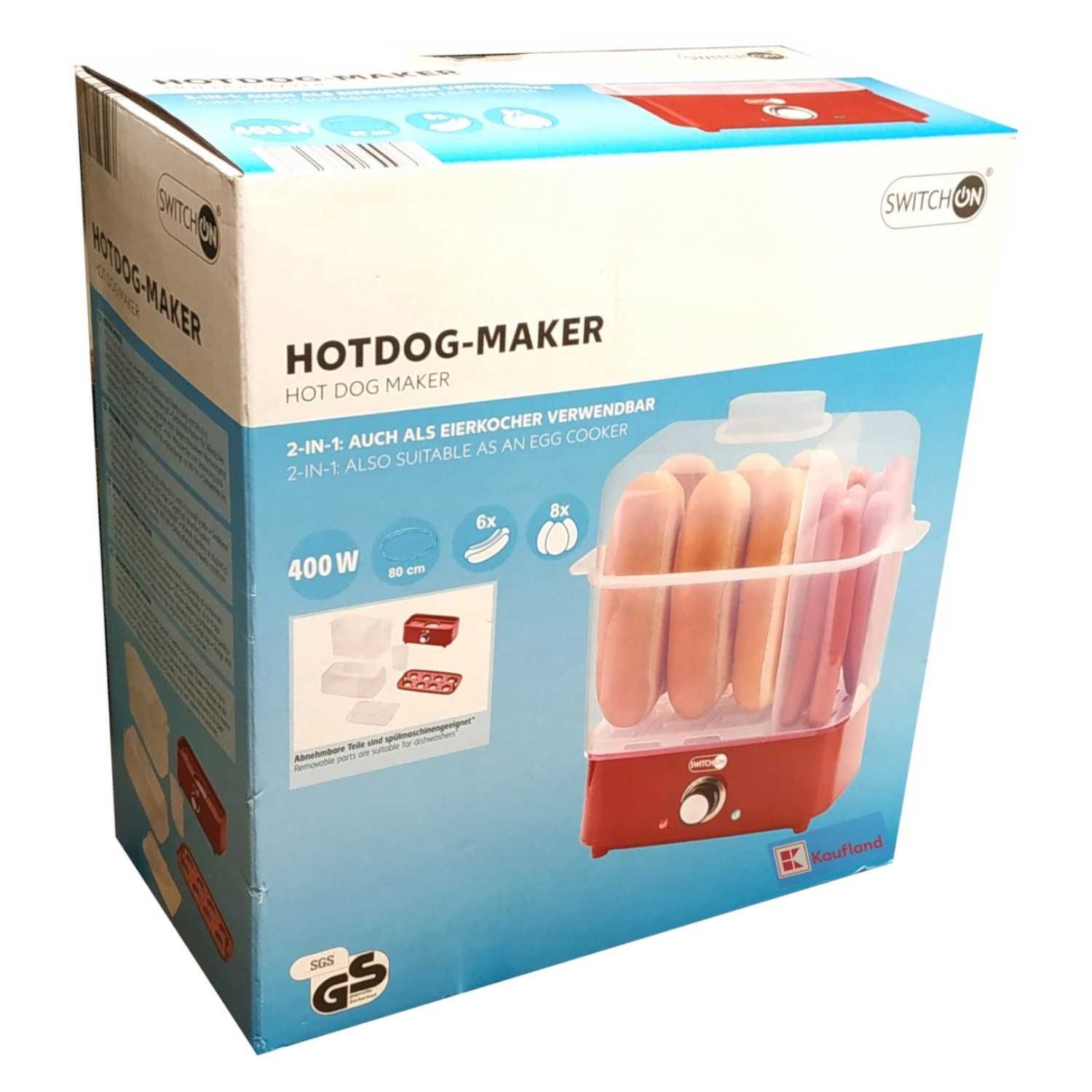 Urządzenie do hot dogów i jajowar w jednym Switchon 400W Hot Dog maker