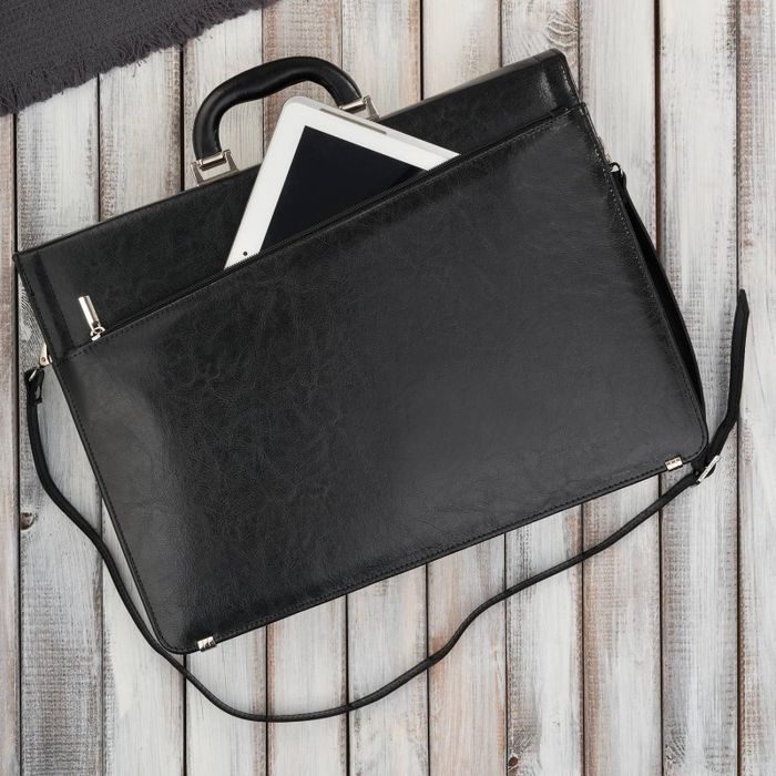 Aktówka męska skórzana Paolo Peruzzi do ręki i na ramię S-46-BL