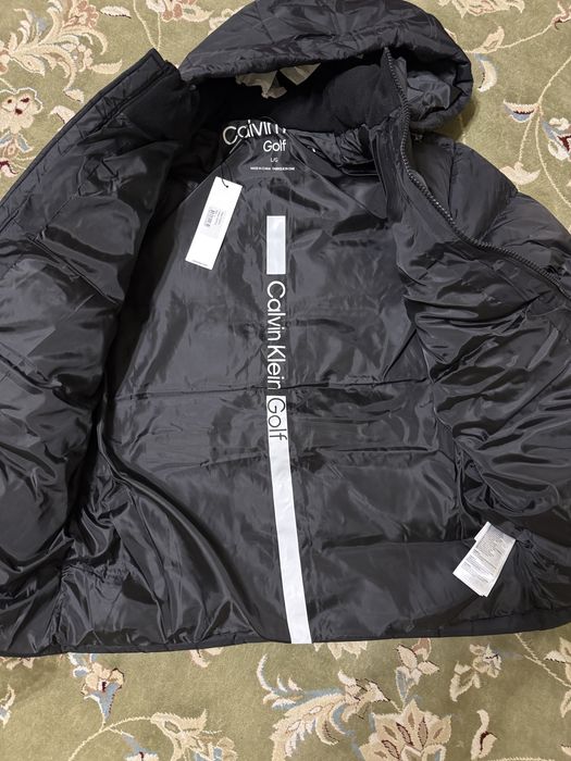Куртка Calvin Klein Golf Rivington Padded Black Jacket