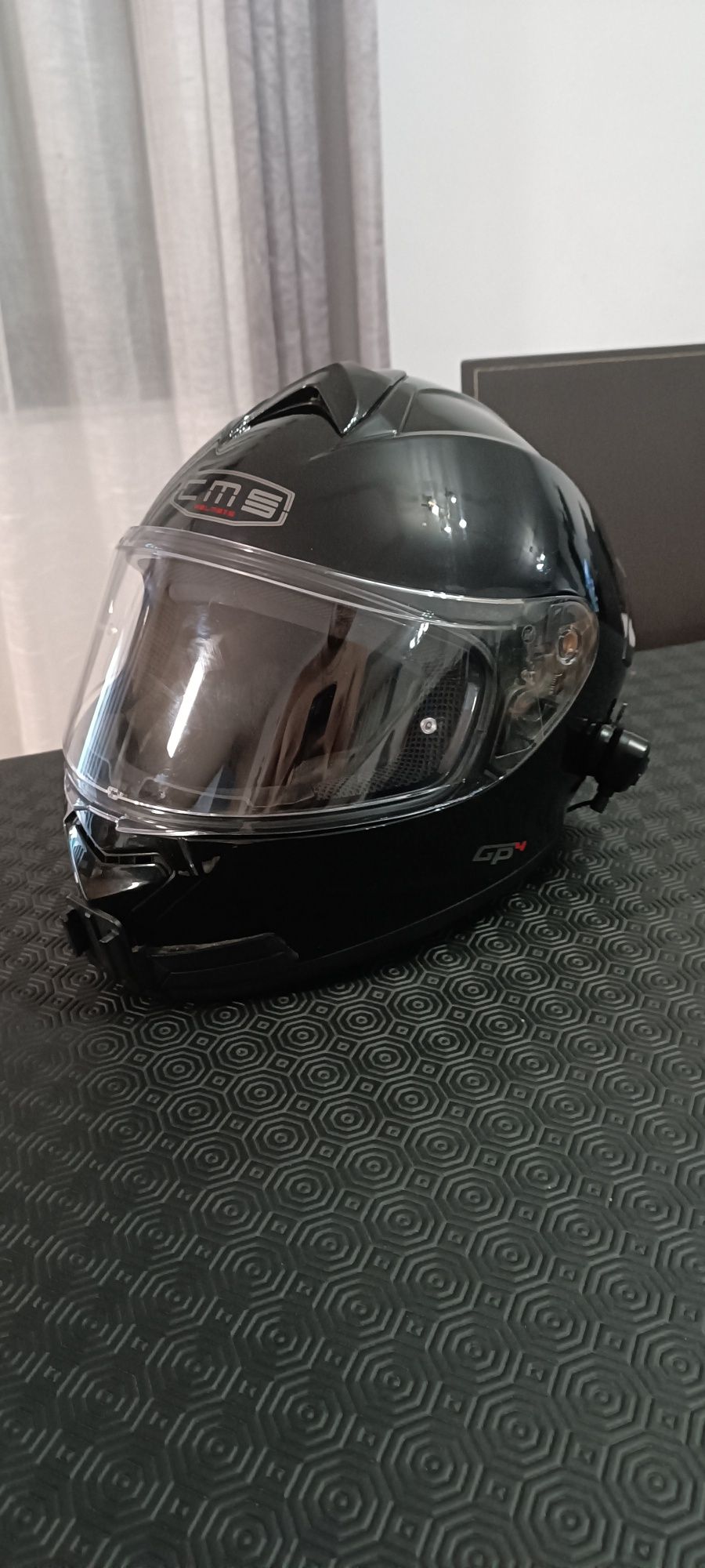 Capacete CMS GP4 com intercomunicador