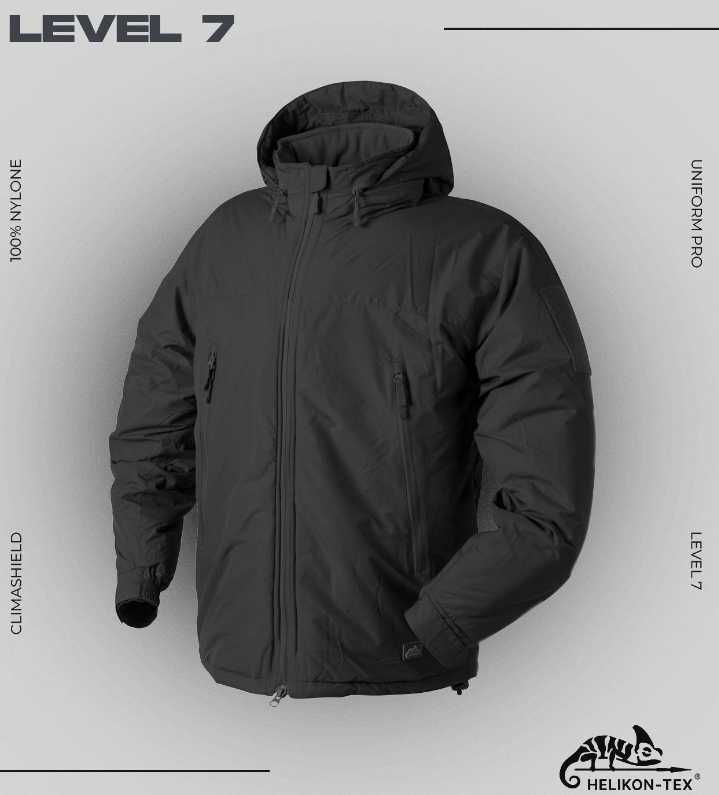 Helikon Tex Level 7 Climashield Apex 100 BLACK куртка пухових термо