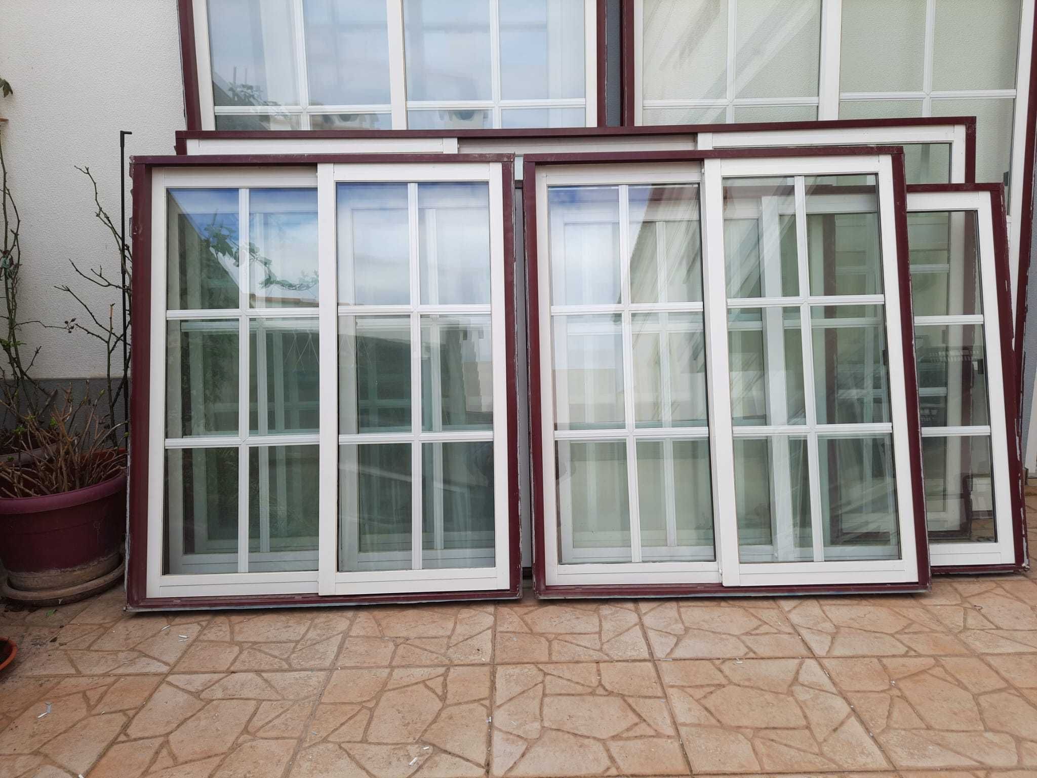 Portas e janelas aluminio conjunto