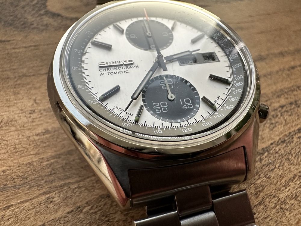 Seiko Panda Chronograph 6138 — 8020 Vintage Full serwis