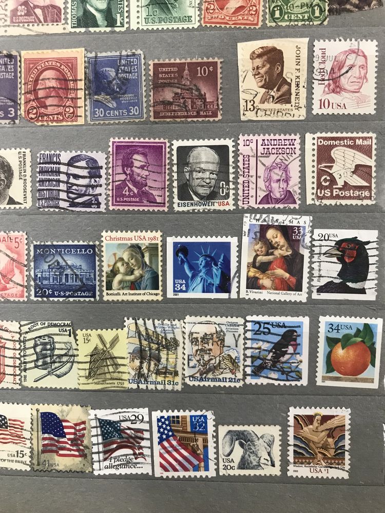 Почтовые марки -США
