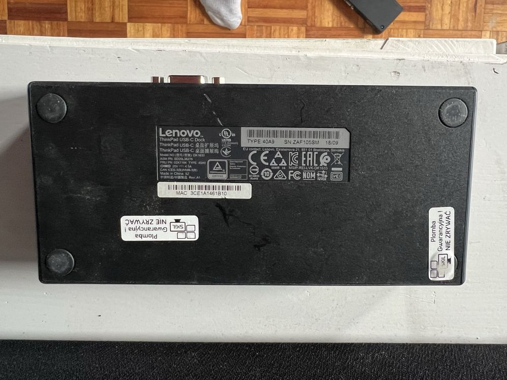 Stacja Dokująca LENOVO ThinkPad USB-C Dock