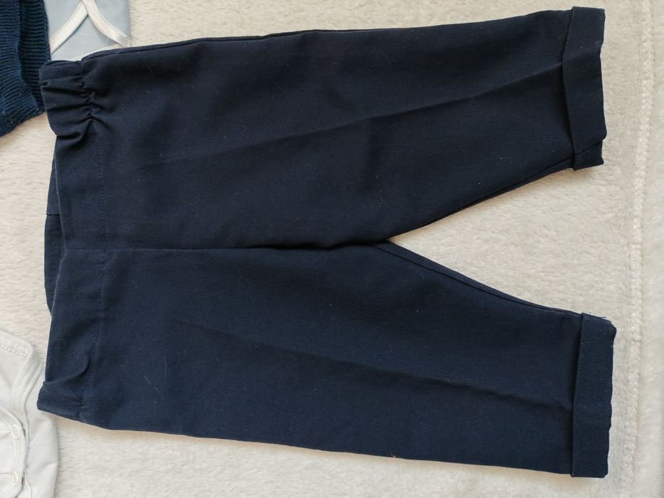 Strój, ubranko do chrztu Świętego, na chrzest, dla chłopczyka, r. 68