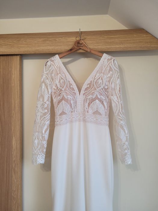 Suknia ślubna rybka