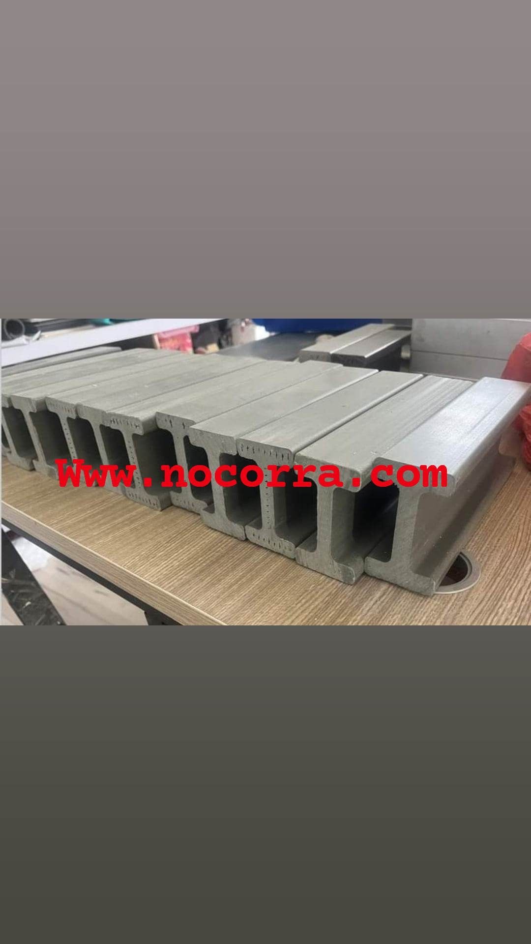 Vigas H20 em PVC e Madeira